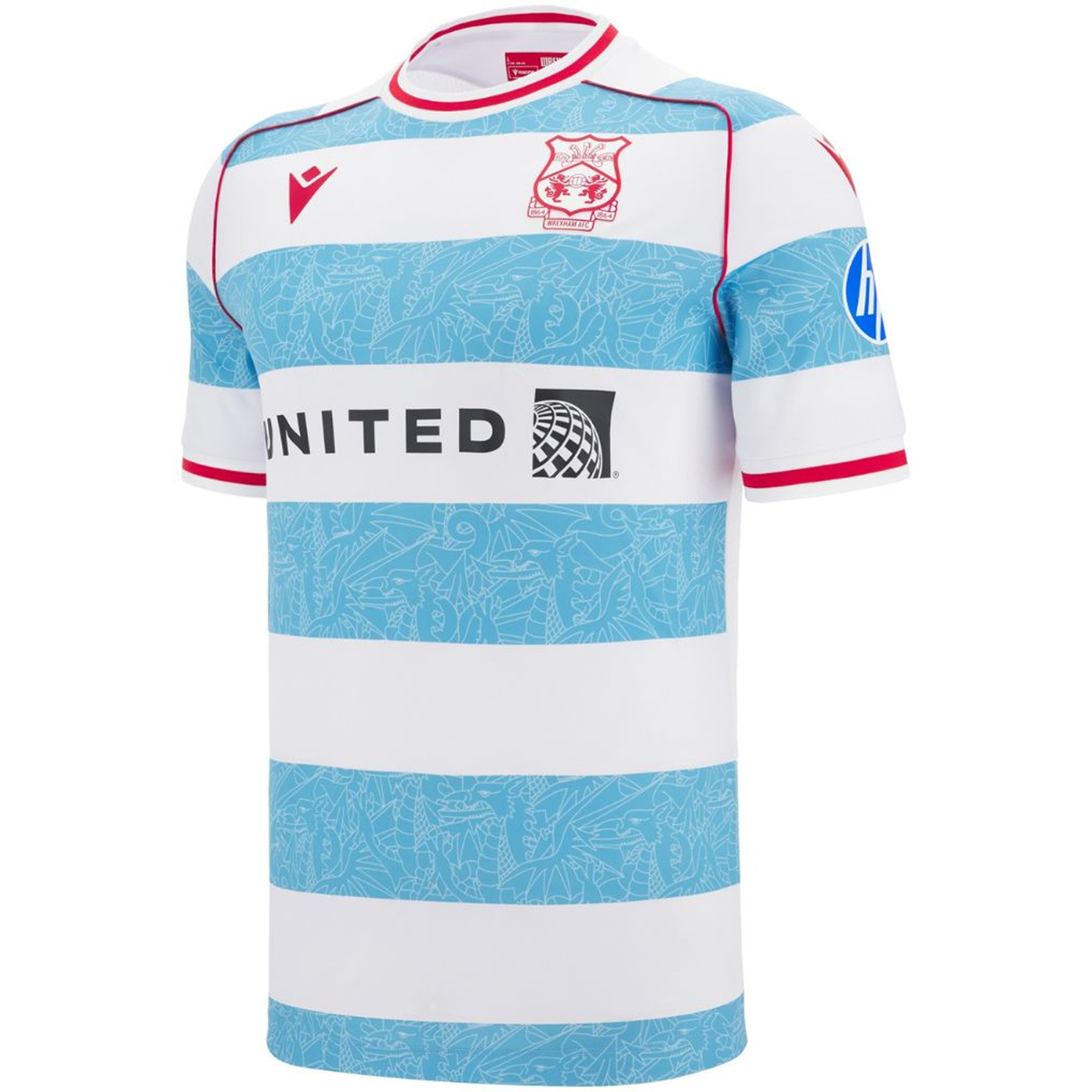 Macron Wrexham Afc 2025 26 Youth 3rd Stadium Jersey