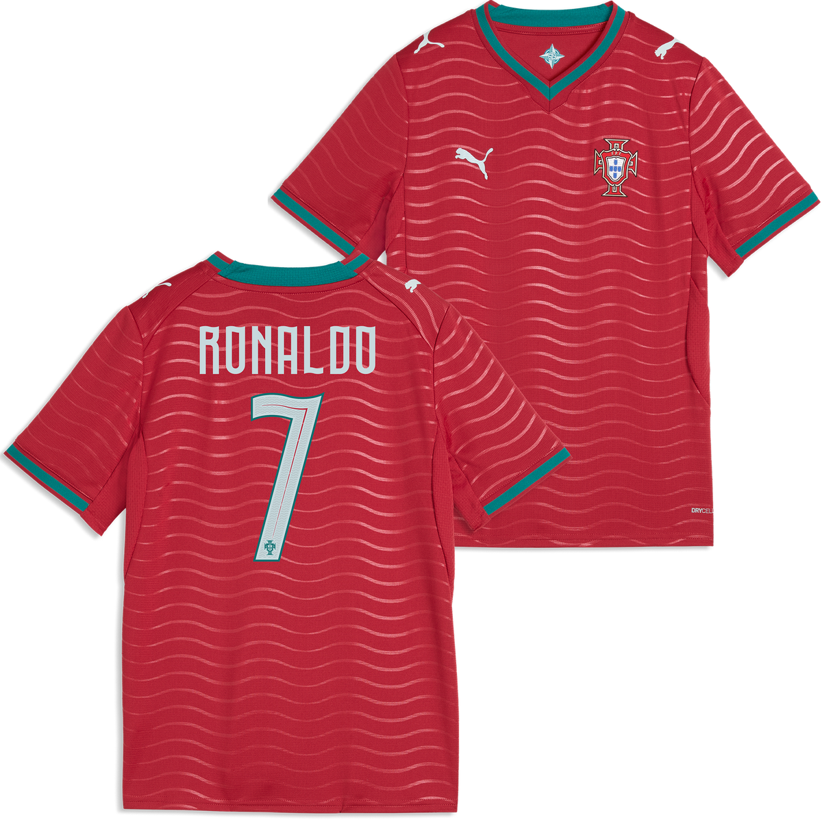 Puma Portugal 2026 Youth Ronaldo Home Stadium Jersey