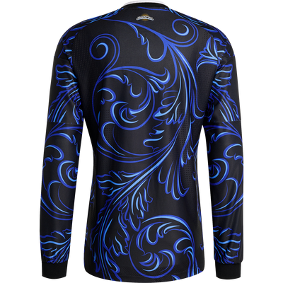 adidas Camiseta de manga larga auténtica de visitante Argentina 2026 para hombre