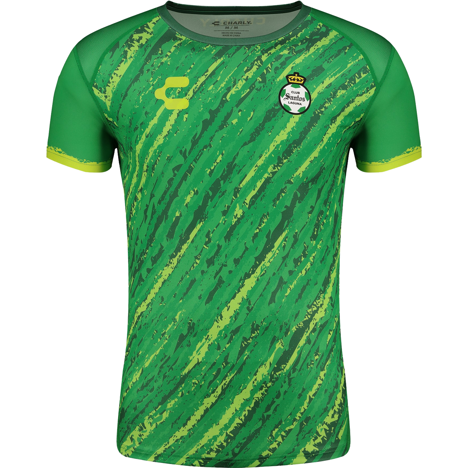 Camiseta de entrenamiento de manga corta para hombre Charly Santos