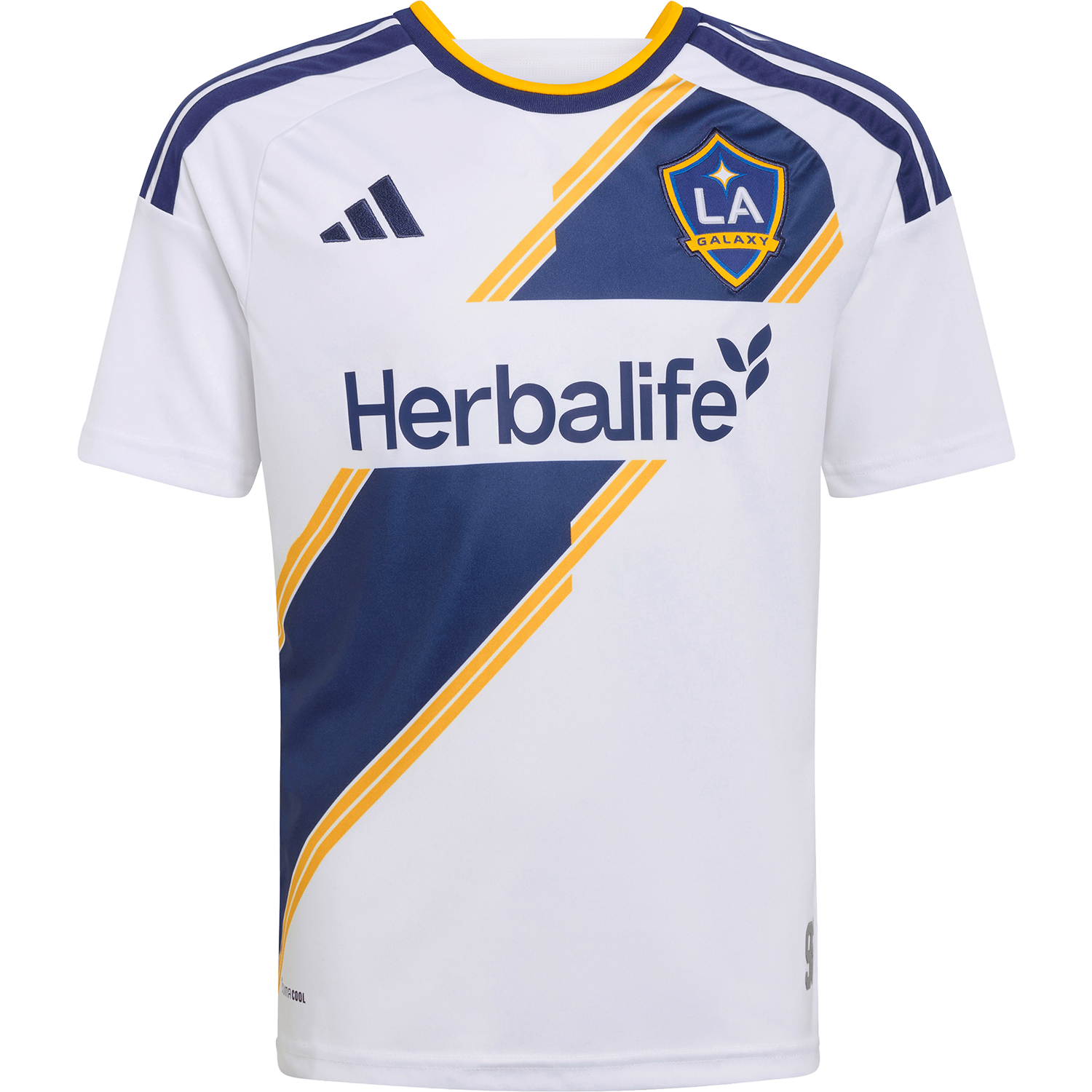 adidas LA Galaxy 2026-27 Youth Home Stadium Jersey