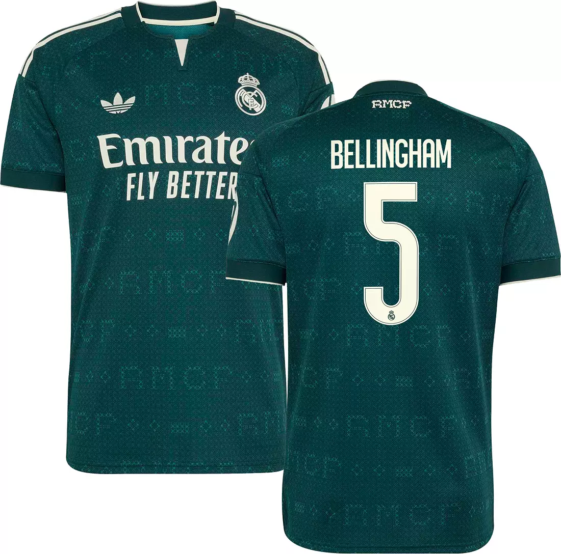 adidas Real Madrid 26/27 Men’s Bellingham Away Stadium Jersey