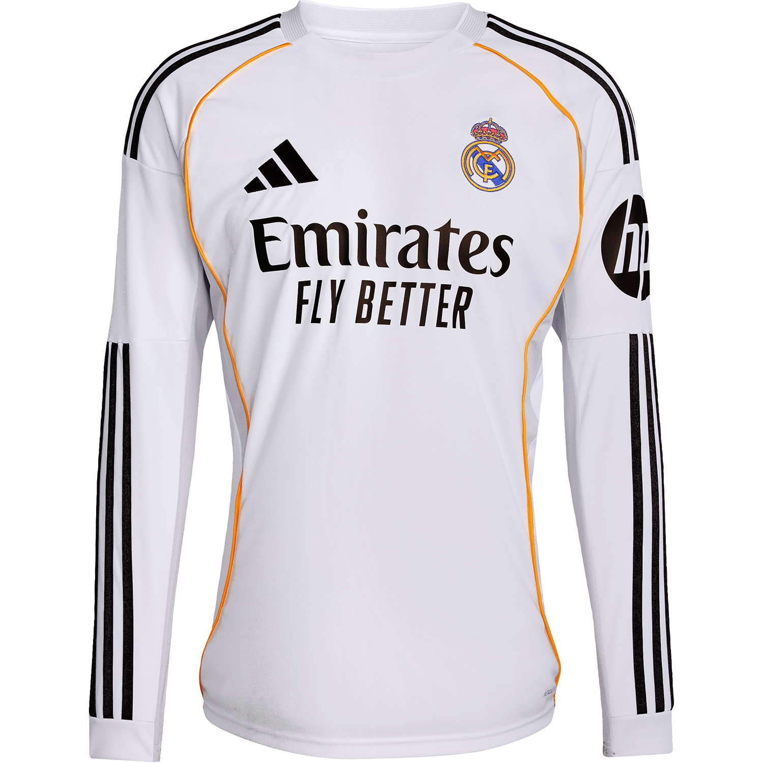 adidas Real Madrid 2025 26 Men’s Home Long Sleeve Stadium Jersey