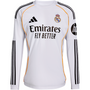 adidas Real Madrid 2025 26 Men’s Home Long Sleeve Stadium Jersey