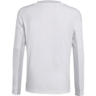 adidas Real Madrid 2025-26 Youth Home Long Sleeve Stadium Jersey