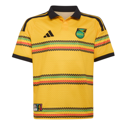 Camiseta juvenil adidas Jamaica 2026 x Bob Marley