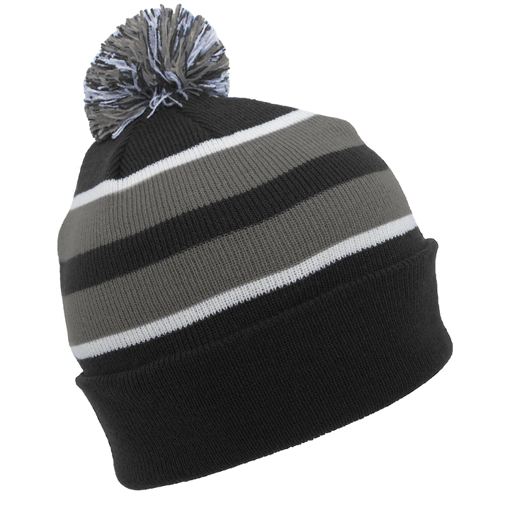 pacific Headwear Pom Pom Cuff Beanie