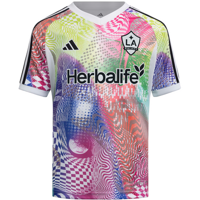 adidas La Galaxy 2025 Youth Pride Pre Match Top