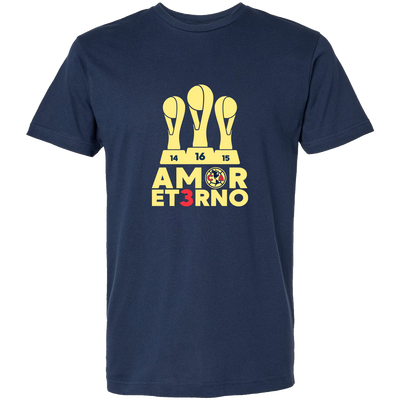 Camiseta de tricampeonato de edición limitada del Club América con licencia oficial de SDS 16
