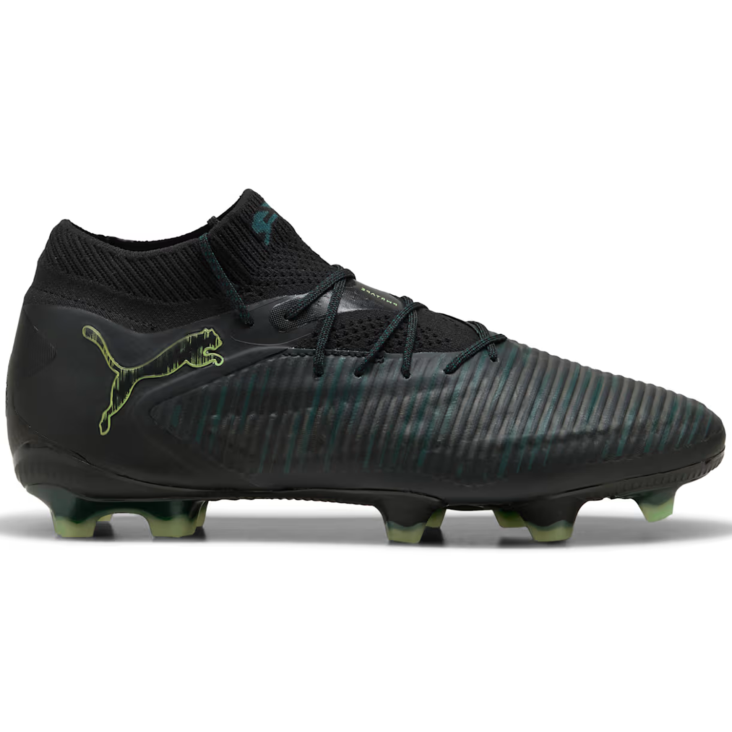 puma Future 8 Ultimate FG Eclipse Pack Puma Black Fizzy Light Green Terrain