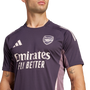 Camiseta de entrenamiento morada adidas del Arsenal 2024-25 para hombre