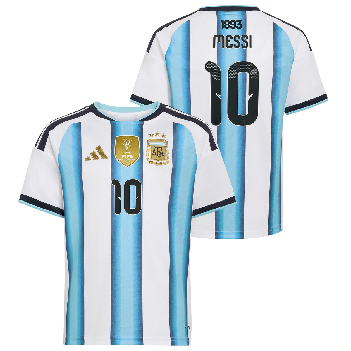 adidas Argentina 2026 Youth Lionel Messi Home Stadium Jersey
