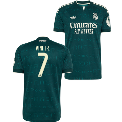 adidas Real Madrid 26/27 Men's Vini Jr. Away Stadium Jersey
