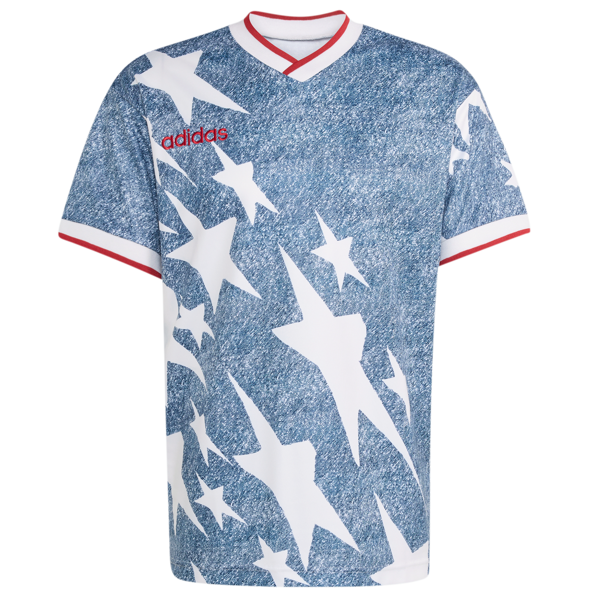 adidas Men's Denim Graphic Jersey - Denim Collection