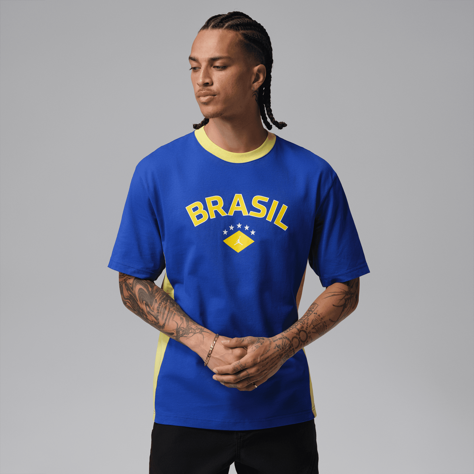 Nike Men's Brazil Jordan 85 NVL Graphic Tee
