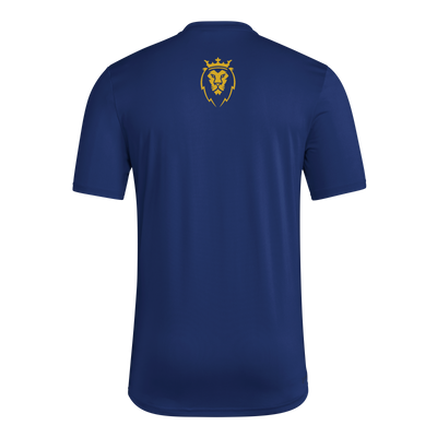 Camiseta adidas de manga corta para antes del partido del Real Salt Lake para hombre