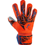 reusch Attrakt Solid Finger Support Youth Goalkeeper Gloves Orange Blue