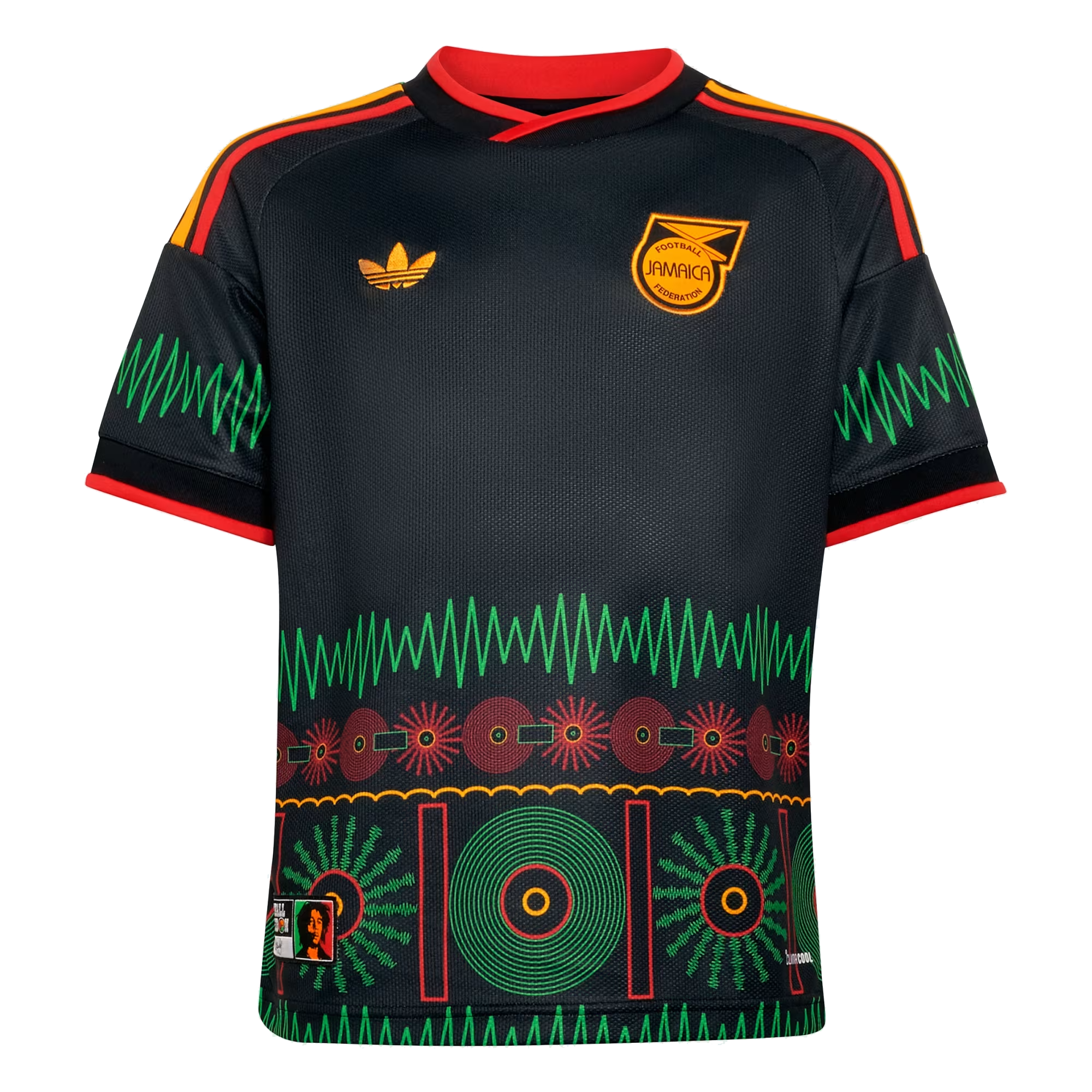 adidas Jamaica 2026 x Bob Marley Youth Away Stadium Jersey