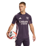 Camiseta de entrenamiento morada adidas del Arsenal 2024-25 para hombre