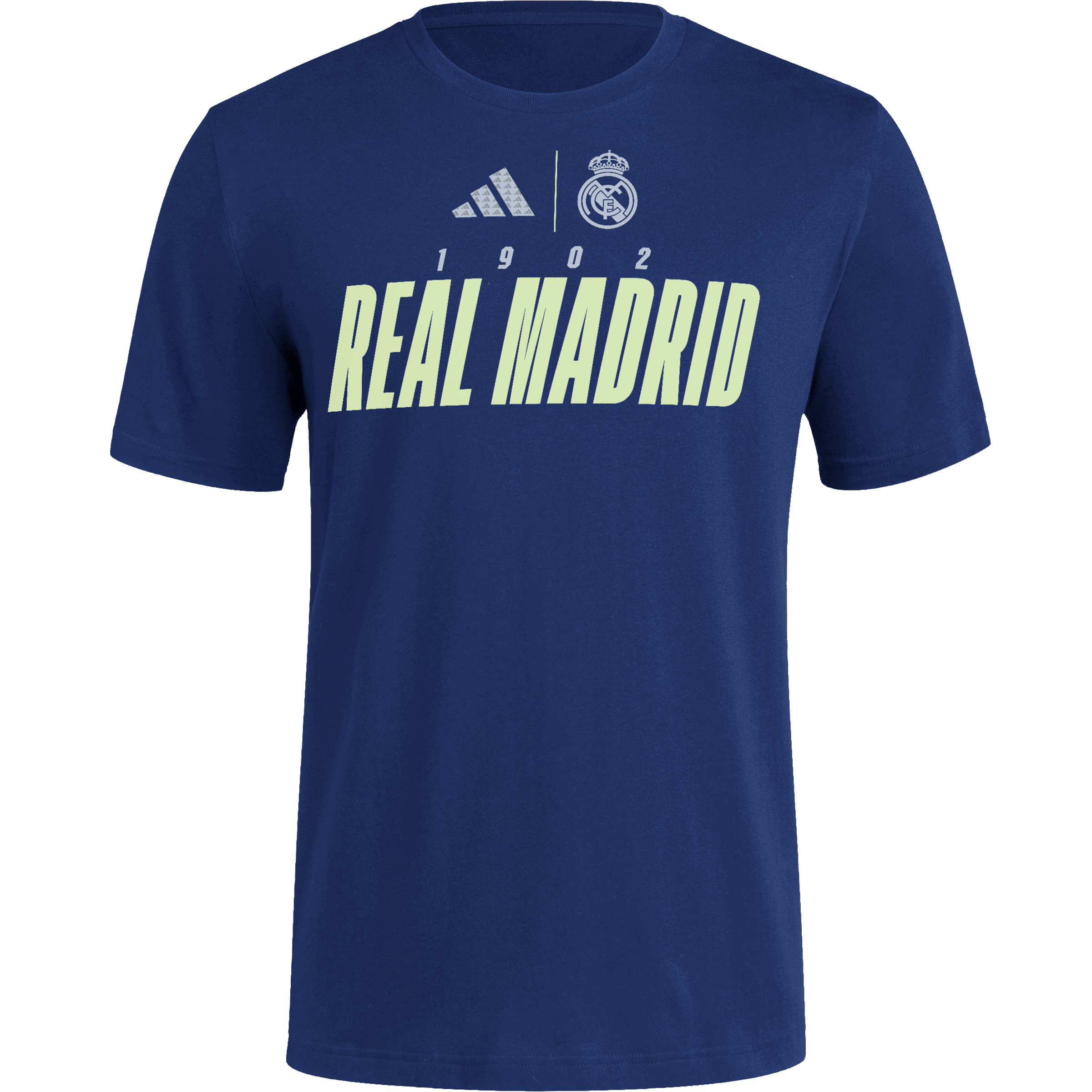 adidas Real Madrid Men's Short Sleeve Navy Tee