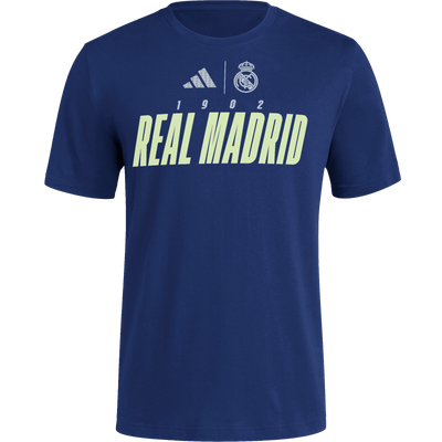 Camiseta adidas Real Madrid de manga corta azul marino para hombre