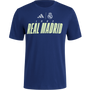 adidas Real Madrid Men's Short Sleeve Navy Tee