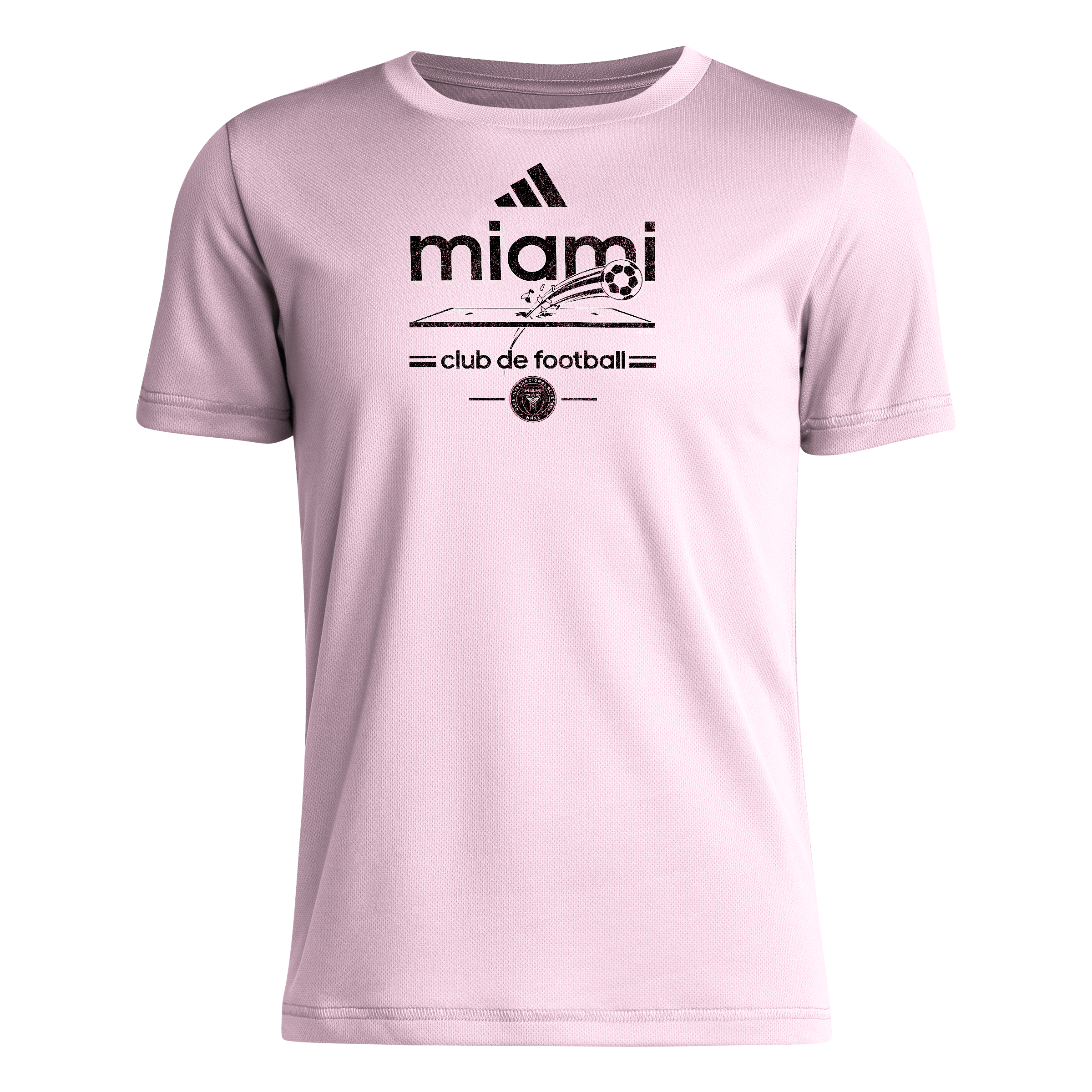 Camiseta de manga corta adidas Inter Miami CF para jóvenes antes del partido