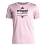 Camiseta de manga corta adidas Inter Miami CF para jóvenes antes del partido