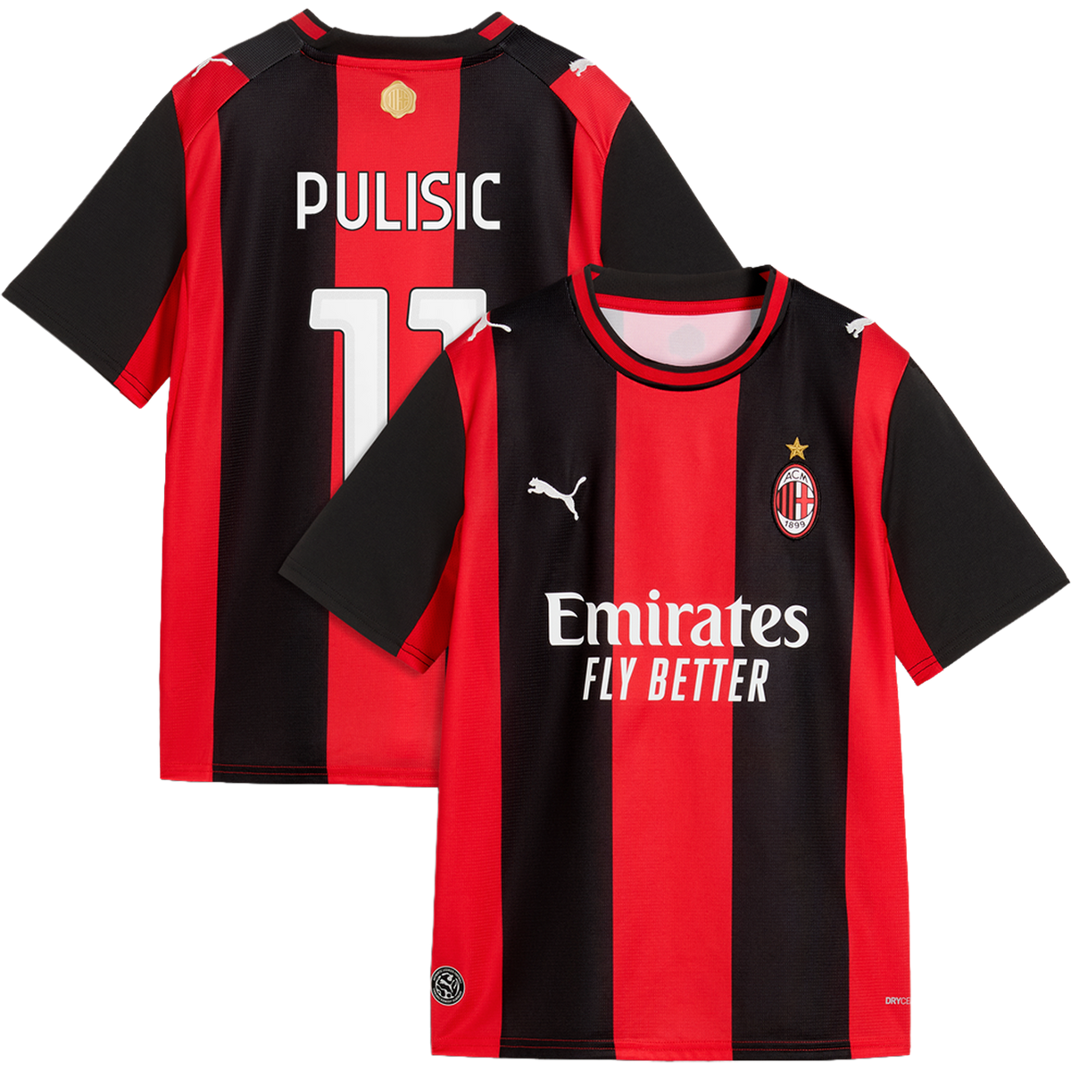 Puma AC Milan 26/27 Youth Pulisic Home Stadium Jersey