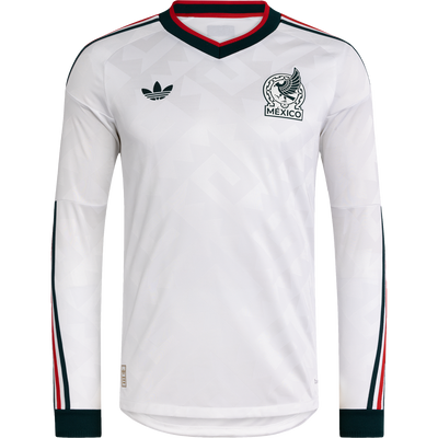 adidas Men's Mexico Away 2026 Authentic Long Sleeve Jersey