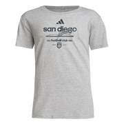 adidas San Diego FC Youth Short Sleeve Vintage Tee