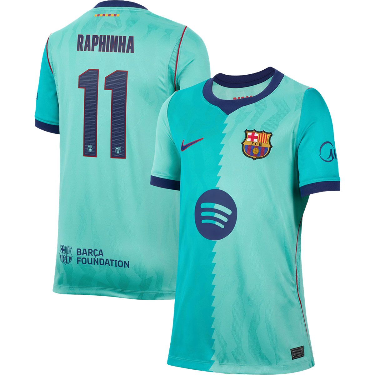 Nike FC Barcelona 26/27 Youth Raphinha 3rd Stadium Jersey