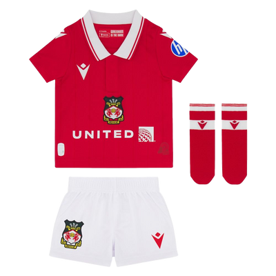 Macron 2025-26 Wrexham AFC Infant Home Kit