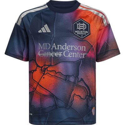 Camiseta adidas de visitante del Houston Dynamo 2026-27 para jóvenes