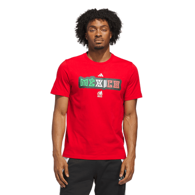 Camiseta con gráfico de gancho de la Copa Mundial de adidas México para hombre