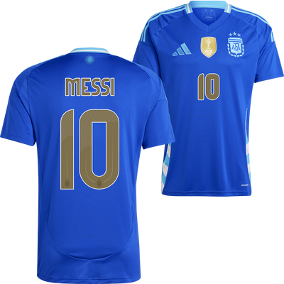 Camiseta adidas de visitante de Messi para Argentina 2024 para hombre