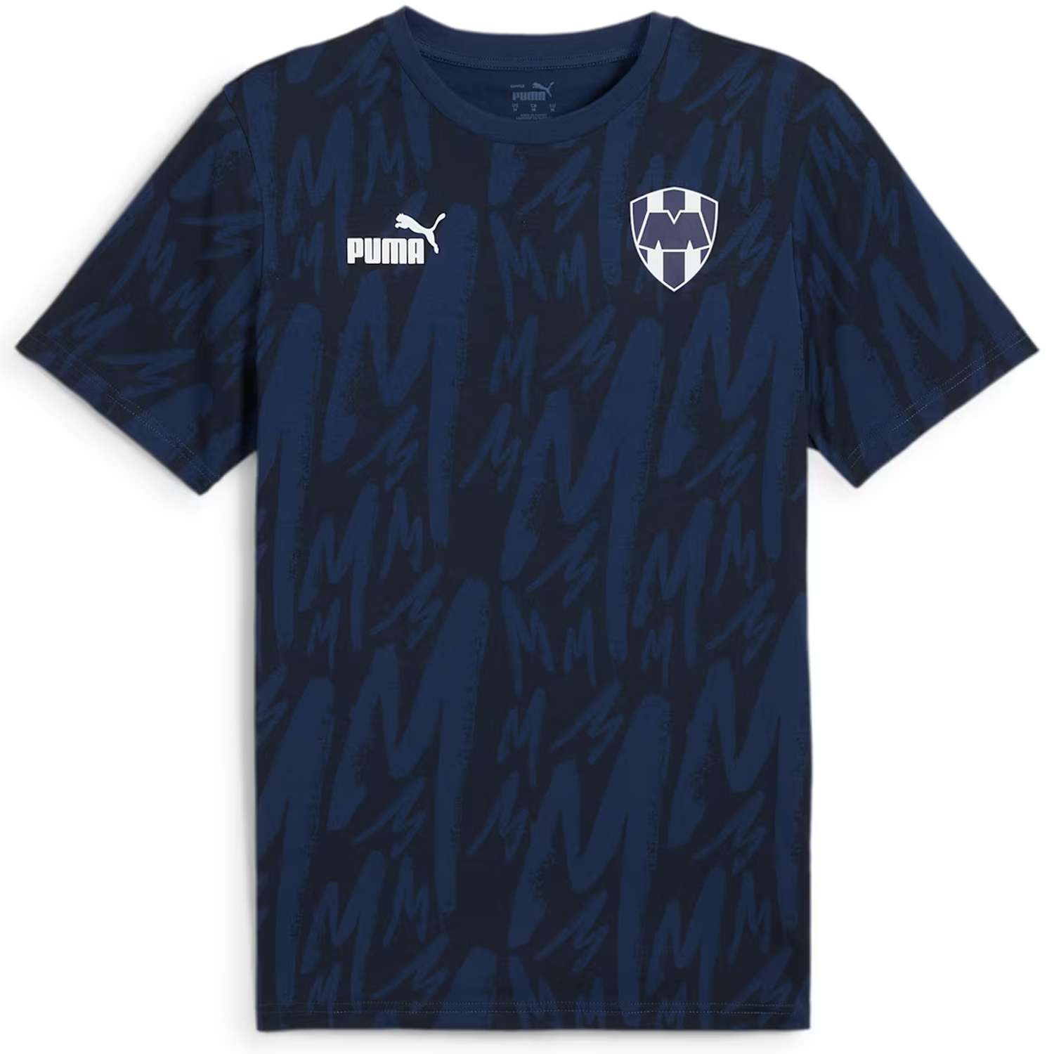 Puma Monterrey Men's All Over Print Ftbl Culture Tee