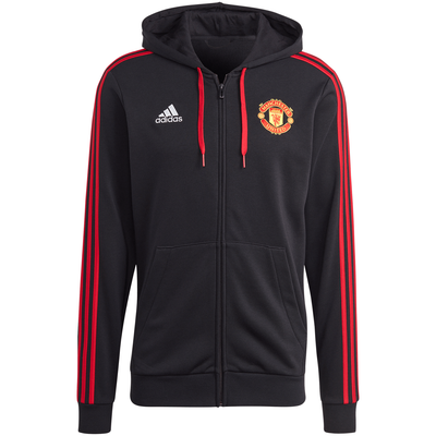 Sudadera con capucha adidas DNA del Manchester United para hombre con cremallera completa