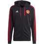 Sudadera con capucha adidas DNA del Manchester United para hombre con cremallera completa