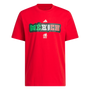 Camiseta con gráfico de gancho de la Copa Mundial de adidas México para hombre