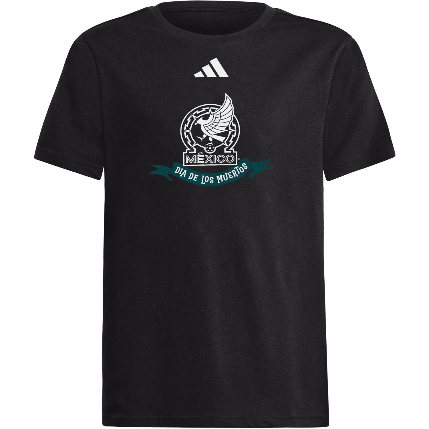 Camiseta gráfica juvenil del Día de los Muertos de adidas México
