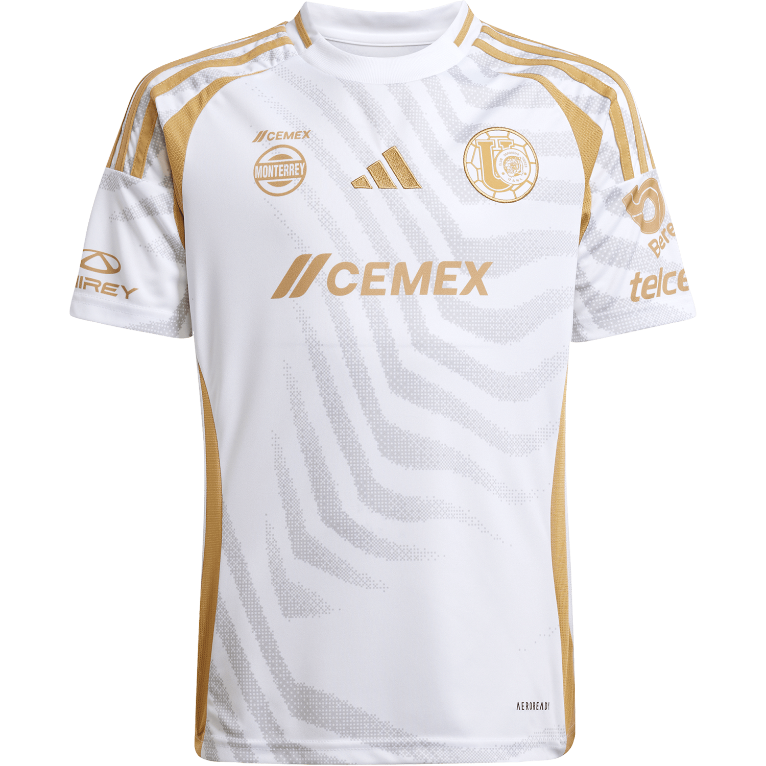 adidas Tigres 2024 25 Youth 3rd Stadium Jersey