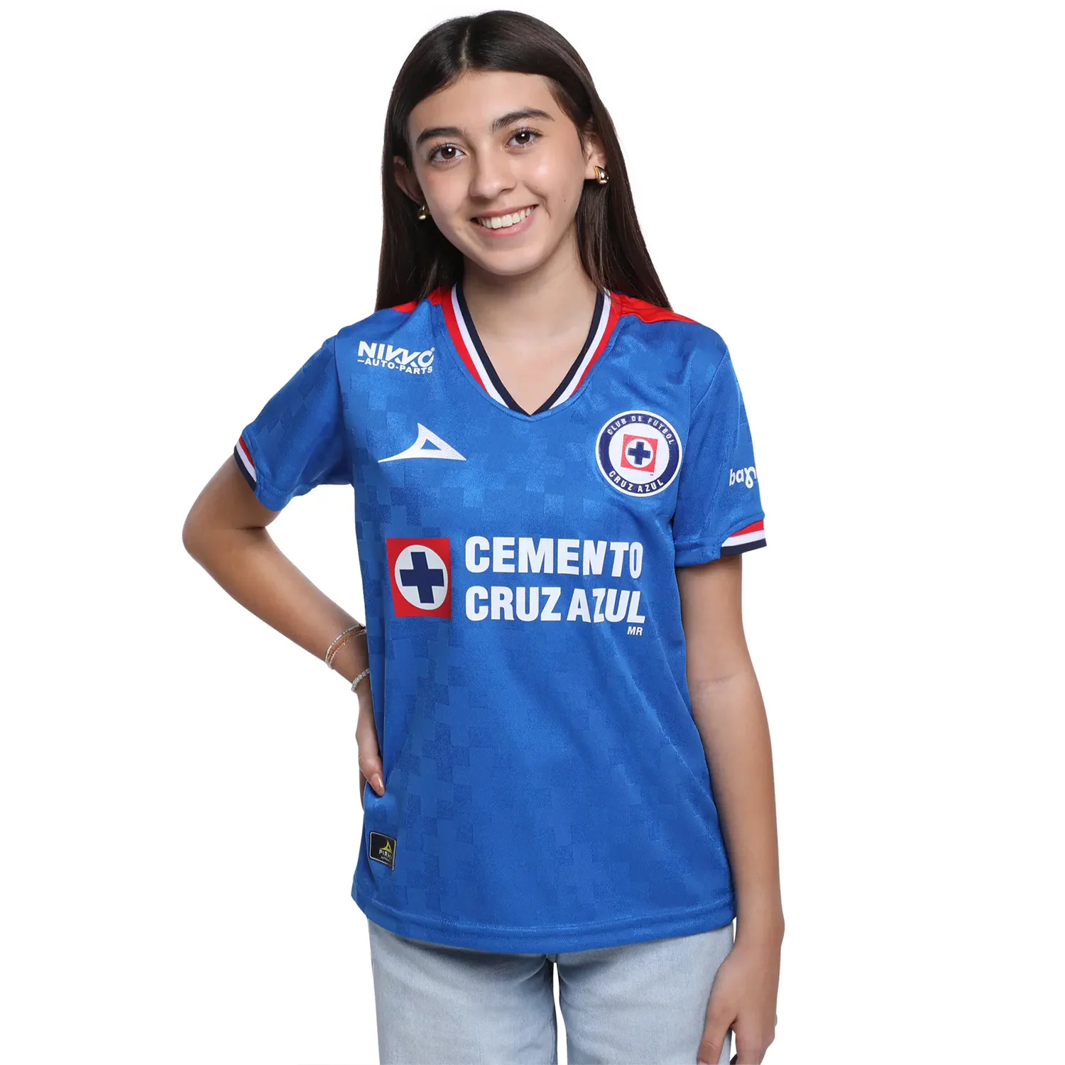 Pirma Cruz Azul 2025 26 Youth Home Stadium Jersey