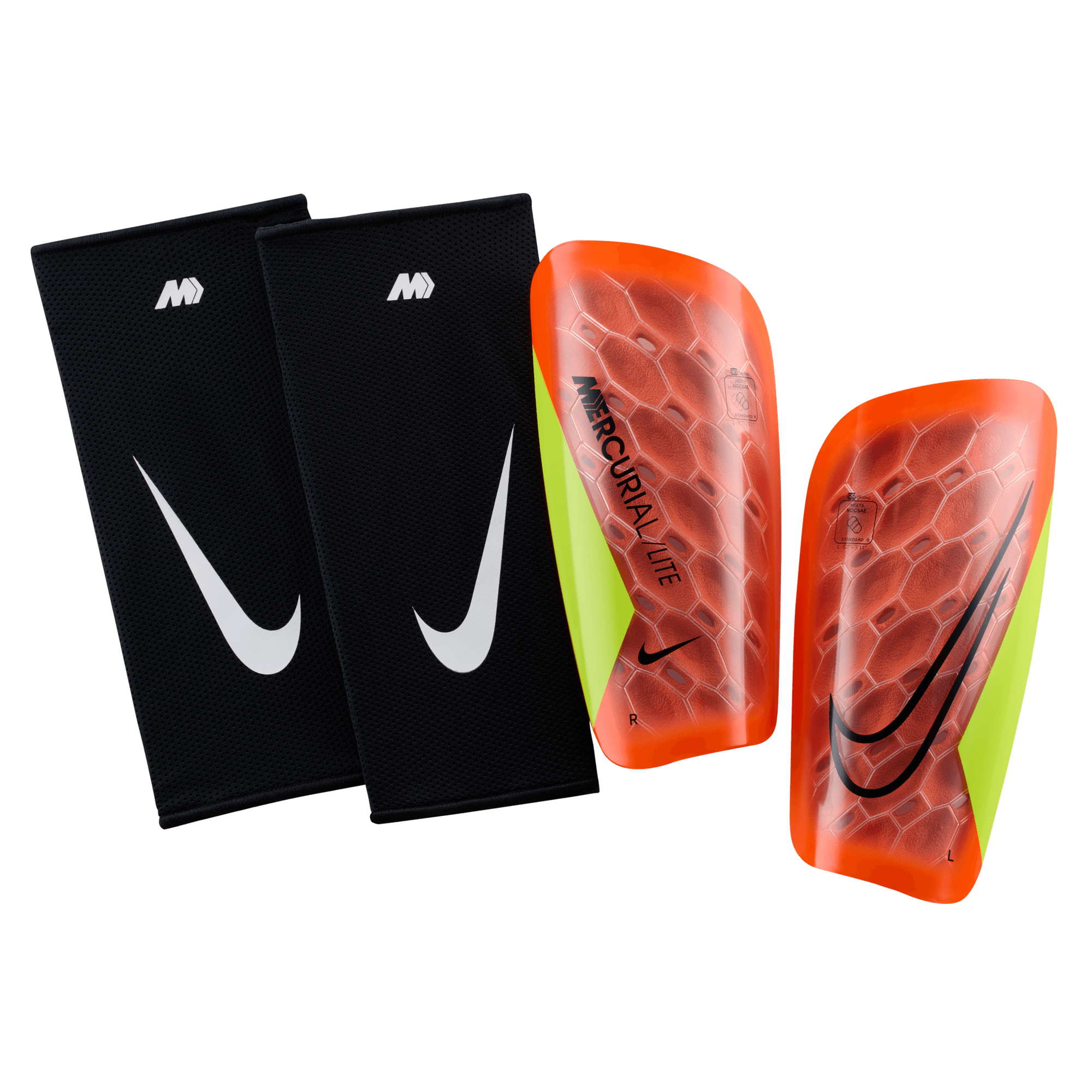 nike Mercurial Lite Shinguard Atomic Orange Total Orange