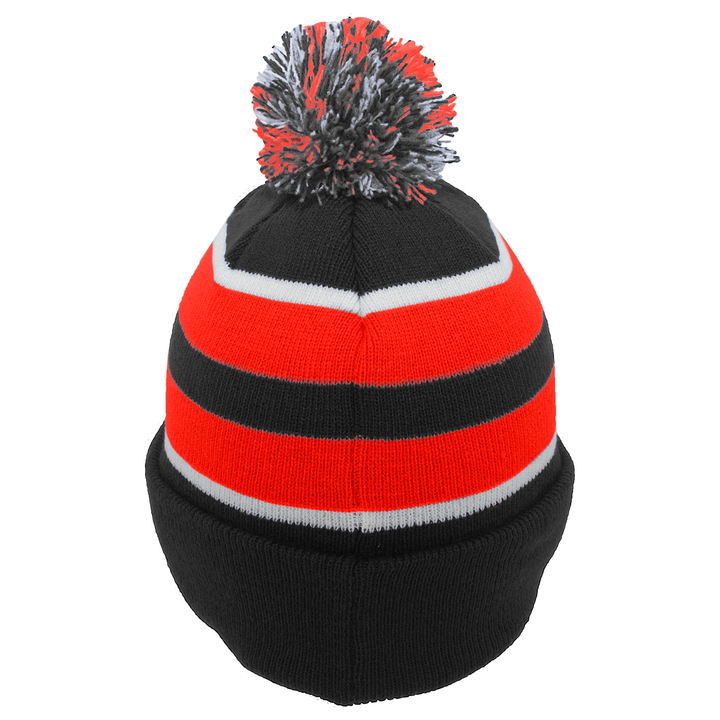 pacific Headwear Pom Pom Cuff Beanie