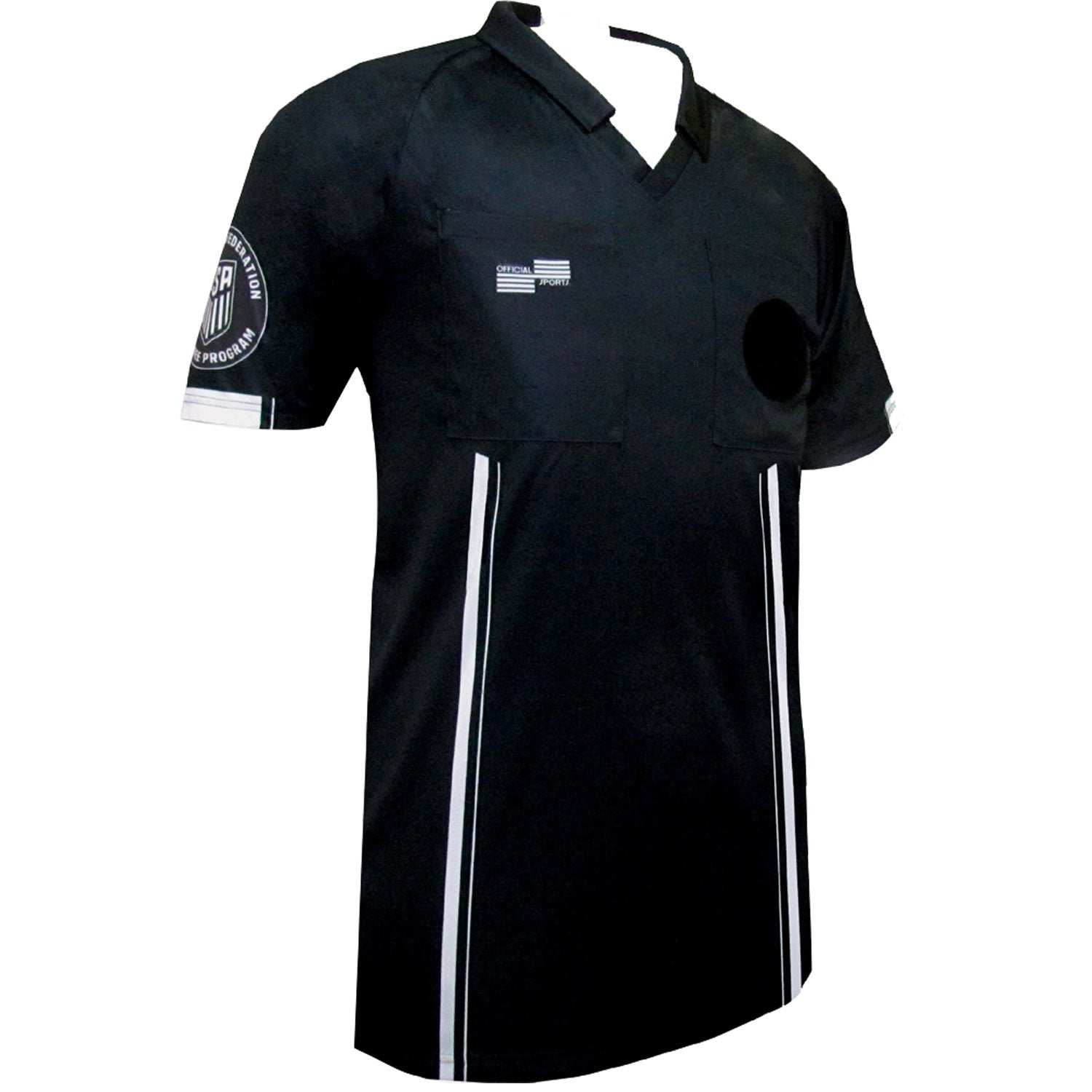 Referee Official Sports Ussf Economy Ss Shirt Black