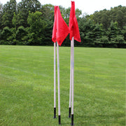 wgs Pro Red Corner Flag Set 4 Pk