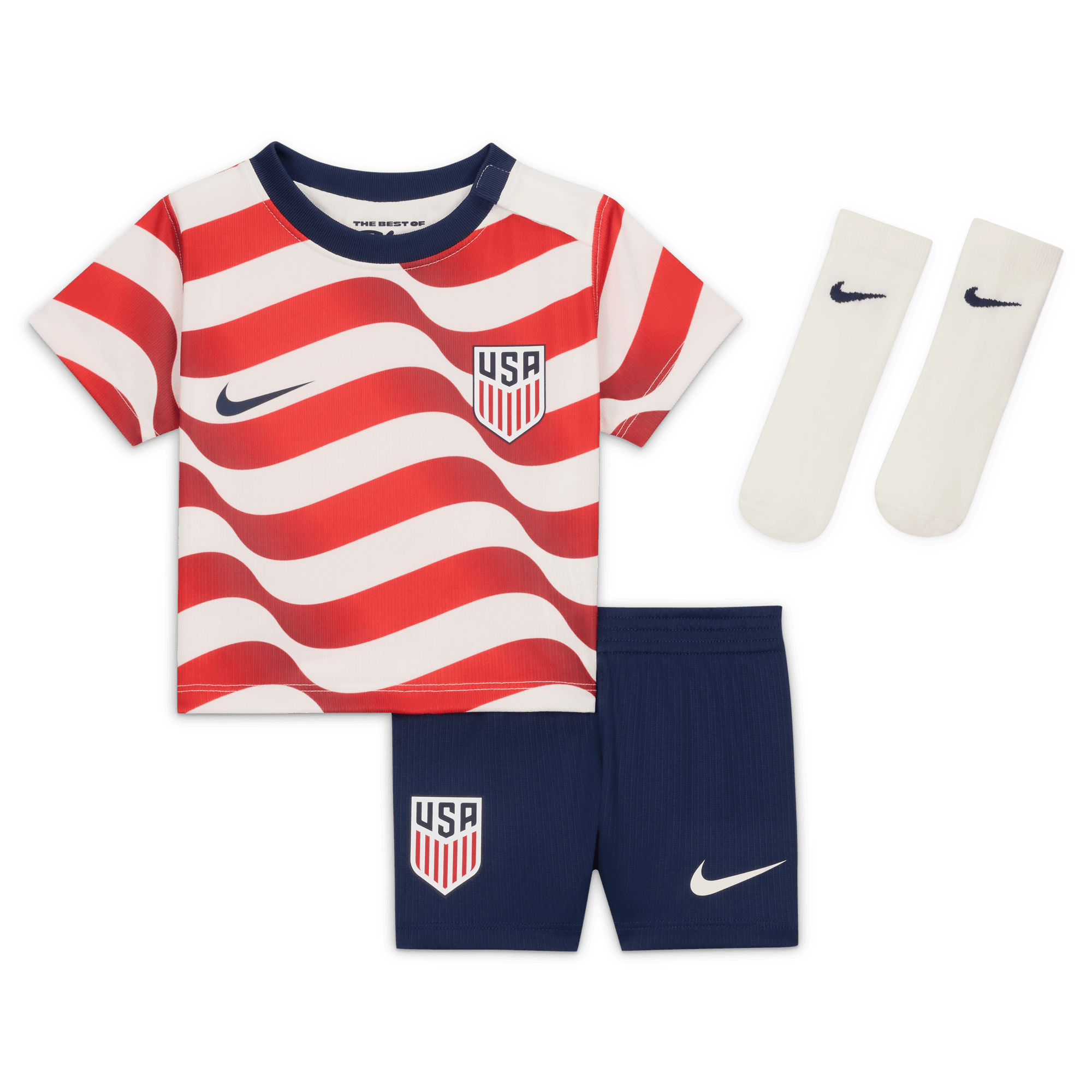 Nike USA 2026 Infant Home 3-Piece Stadium Kit