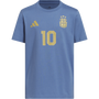 Camiseta azul juvenil adidas Argentina Messi #10