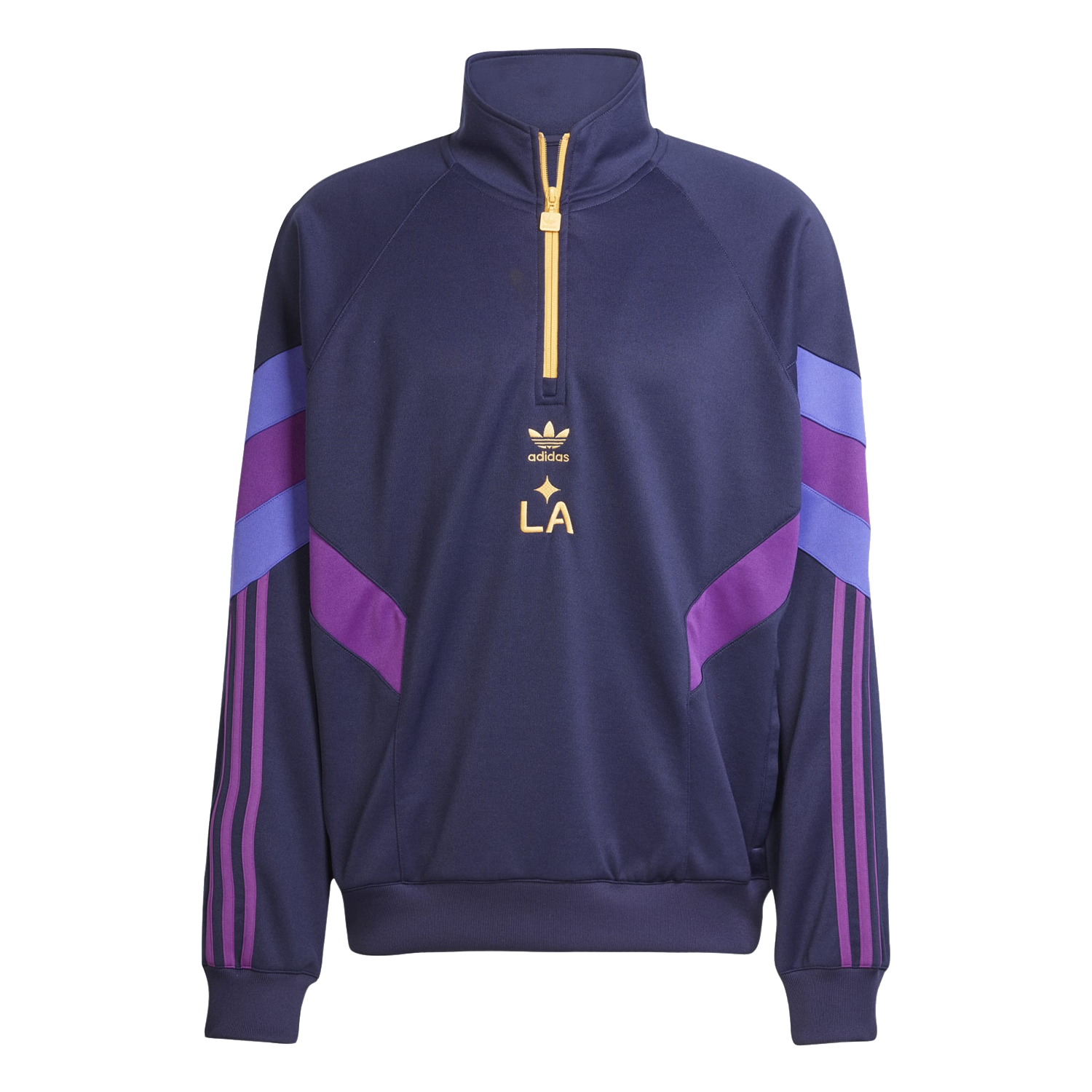 adidas La Galaxy Men’s Originals Half Zip Crew Sweatshirt